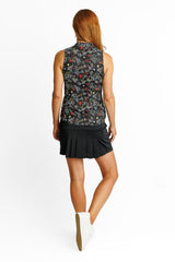 Marisa Pleated Skort - BLACK - Amy Sport