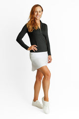 Katelyn Long Sleeved Top - Black - Amy Sport