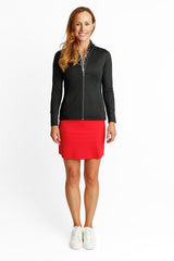 Marisa Pleated Skort - RED - Amy Sport