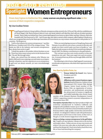 Thrilled to be in the current issue of PGA Magazine