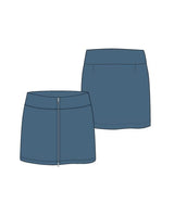 Aurora Snake Skort - NIGHT
