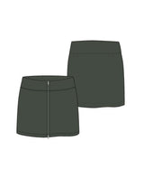 Aurora Snake Skort - OLIVE
