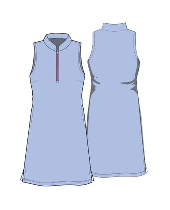 Course To Cocktails Snake Sleeveless Dress - VISTA