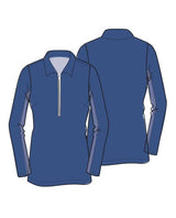 Olivia Long Sleeved Top - MONACO BLUE