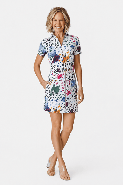 Cynthia Short Sleeved Top - AMALFI WHITE