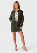 Aurora Snake Skort - OLIVE