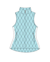 AJ Vest - MINT MIRAGE QUILTED