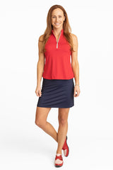 Isabel Sleeveless Top - Red - Amy Sport