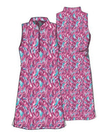 Course To Cocktails Sleeveless Dress - SUNSET BLOOM