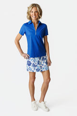 Cynthia Short Sleeved Top - MONACO BLUE