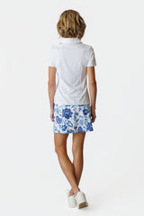 Cynthia Short Sleeved Top - WHITE