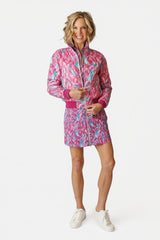 Danni Bomber Jacket - SUNSET BLOOM QUILTED