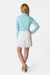 Olivia Long Sleeved Top - MINT MIRAGE