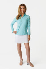 Olivia Long Sleeved Top - MINT MIRAGE
