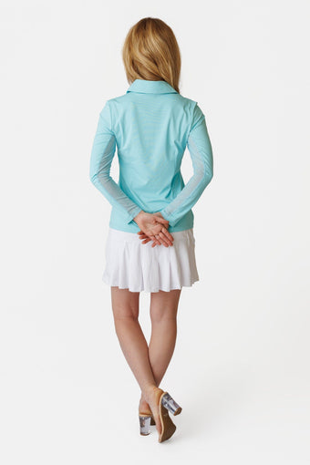Olivia Long Sleeved Top - MINT MIRAGE