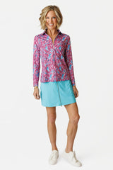 Olivia Long Sleeved Top - SUNSET BLOOM