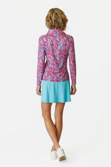Olivia Long Sleeved Top - SUNSET BLOOM