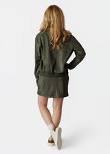 Aurora Snake Skort - OLIVE