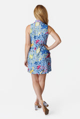 Course To Cocktails Sleeveless Dress - AMALFI BLUE