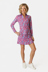Olivia Long Sleeved Top - SUNSET BLOOM