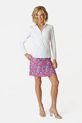 Olivia Long Sleeved Top - WHITE