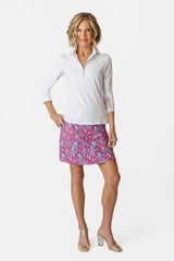 Olivia Long Sleeved Top - WHITE