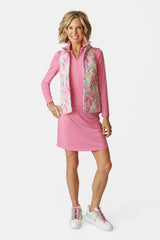 AJ Vest -SUNRISE BLOOM QUILTED