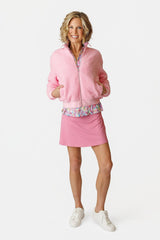 Danni Bomber Jacket - CANYON BLUSH SHERPA