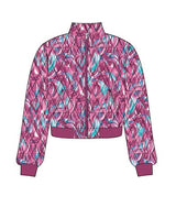Danni Bomber Jacket - SUNSET BLOOM QUILTED