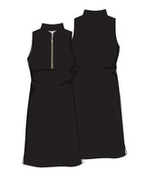 Course To Cocktails Sleeveless Dress - BLACK - Amy Sport