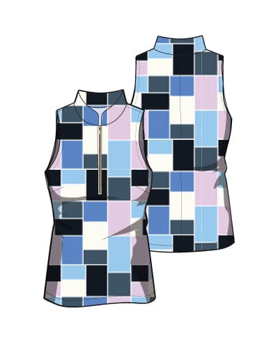 Isabel Sleeveless Top - Color Block