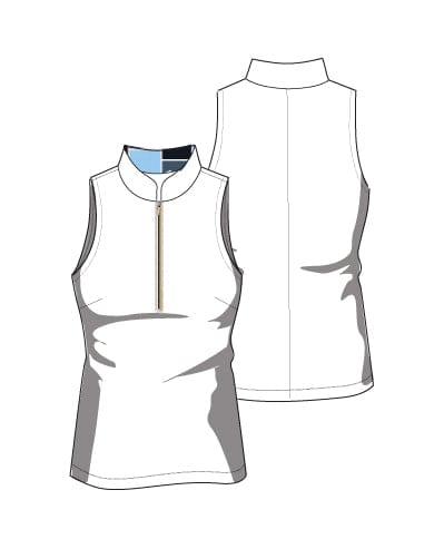 Isabel Sleeveless Top - Cotton - Amy Sport