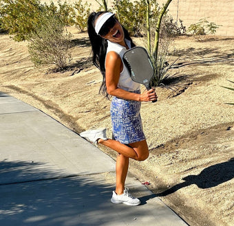 Aurora Skort - LATTICE FAUX LEATHER