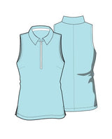 Madi Sleeveless Top - MINT MIRAGE