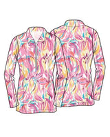 Olivia Long Sleeved Top - SUNRISE BLOOM