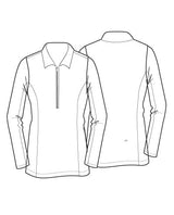 Olivia Long Sleeved Top - WHITE