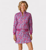 Danni Bomber Jacket - SUNSET BLOOM QUILTED