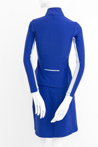 Katelyn 2.0 Long Sleeved Top - Royal Blue - Amy Sport