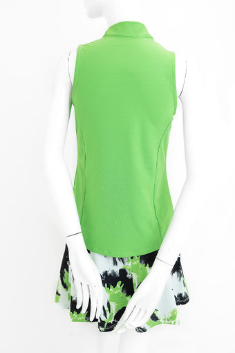 Frontline 2.0 Sleeveless Top - Lime - Amy Sport