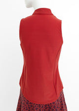 Frontline 2.0 Sleeveless Top - Wine - Amy Sport