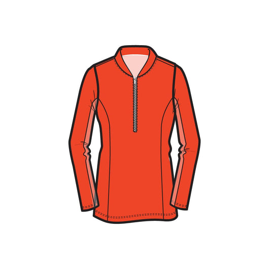 FINAL SALE Katelyn 2.0 Long Sleeved Top - Rising Sun - Amy Sport